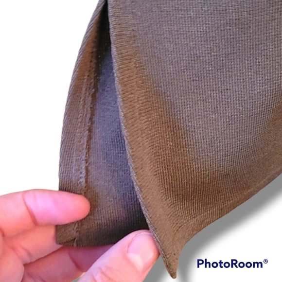 misook Olive Green Sleeveless Knit Top - Picture 3 of 6